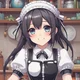 cute maid uwu