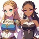 Urbosa and Zelda AU