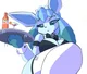 Giantess Glaceon