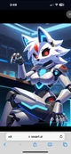 Robot wolf girl 