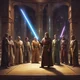 Jedi Flocks In Honor