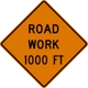 Road Work 1000 FT