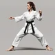 Karate girl