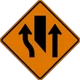 Center Lane Closed