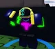 Neon rave dj