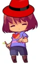 Frisk with a fedora