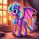 floofy pony dragon
