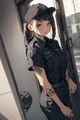 Prison guard girl