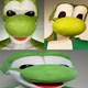 Three humanoid yoshi