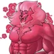Pink lion pet