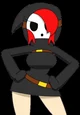 black shy gal