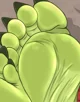 Female Grinch Feet 