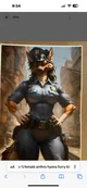 Claire the hyena cop