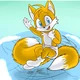 Tails diapered 