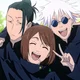 Geto Gojo and Shoko