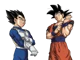 Vegeta and Goku