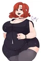 Bloated Goth friend 