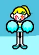 Creepy cheerleader