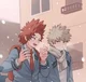Bakugo y Kirishima 