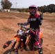 Dirt bike girl 
