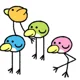 Huebirds of happines