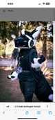 Protogen cosplayer 