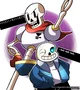 Sans and papyrus
