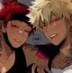 Kirishima and Bakugo