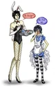 Sebastian and ciel