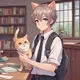 A cute uwu cat boy