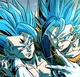 Gogeta and Vegito 