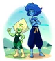 Lapis and peridot