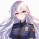 Kuudere policewoman