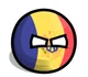 Moldova Countryball