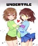 Chara and Frisk