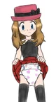 Diapered Serena