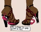 heels with tongues 
