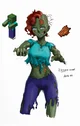 Zombie girl minecraf