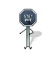Stay Put Sign