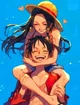 luffy and Hancock