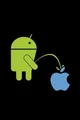 android pees apple 