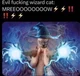 EVIL ASS WIZARD CAT