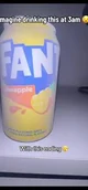 cold Fanta pineapple