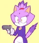 Blaze with a gun