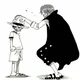 Luffy and Shanks