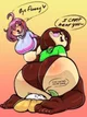 Chara and Frisk 