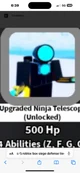 Upgraded ninja teles