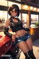 Motorcycle Bad Girl