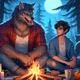 Father-Son Wolf Camp