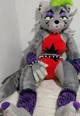 Roxy wolf plush